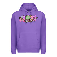 Purple Easter eggs and crown of thorns Easter Day Premium Hoodie - HowdyJamesFarm