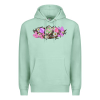Seafoam Easter eggs and crown of thorns Easter Day Premium Hoodie - HowdyJamesFarm