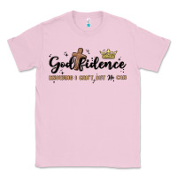 Bubblegum Pink godfidence Classic Tee - MaliasSmallBusiness