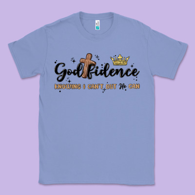 Godfidence Classic Tee Designed By Maliassmallbusiness