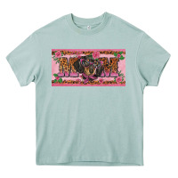 Arona danchshund mom license plate template Heavy Core Tee - BarkalooDesign