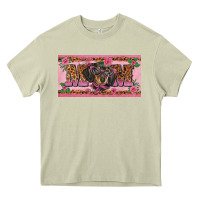 Mossy danchshund mom license plate template Heavy Core Tee - BarkalooDesign