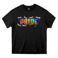 Black lgbtq pride  libbey glass Heavy Core Tee - HRA Design Shop