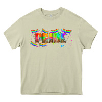 Mossy lgbtq pride  libbey glass Heavy Core Tee - HRA Design Shop