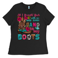 Black all i brought back with me was some sand in my boots Ladies Tee - HRA Design Shop