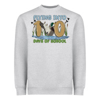 Flying Into 100 Days Of School Heavyweight Sweatshirt | Teevron