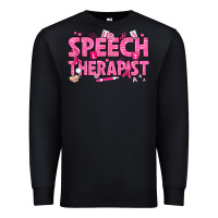 Black breast cancer speech therapist Premium Sweatshirt - texasbilliewilder