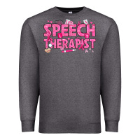 Charcoal Heather breast cancer speech therapist Premium Sweatshirt - texasbilliewilder