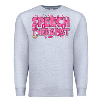 Heather Grey breast cancer speech therapist Premium Sweatshirt - texasbilliewilder