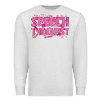 Oatmeal Heather breast cancer speech therapist Premium Sweatshirt - texasbilliewilder