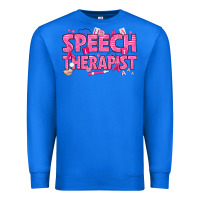 True Royal breast cancer speech therapist Premium Sweatshirt - texasbilliewilder
