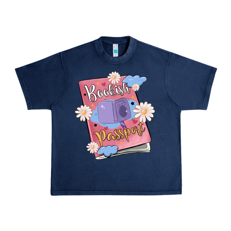 Bookish Passport Urban Heavy Tee by MaliasSmallBusiness | Teevron