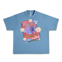 Pebble Blue bookish passport Urban Heavy Tee - MaliasSmallBusiness