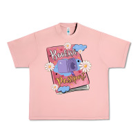 Salmon bookish passport Urban Heavy Tee - MaliasSmallBusiness
