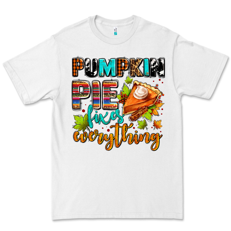 Pumpkin Pie Fixes Everything Premium Tee by AdoDesignShop | Teevron