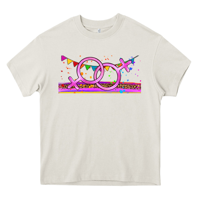 Lgbtq Lesbian  Libbey Glass Heavy Core Tee by HRA Design Shop | Teevron