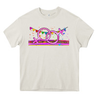 Cream lgbtq lesbian  libbey glass Heavy Core Tee - HRA Design Shop