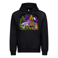 Black mardi gras hanging with my gnomies Urban Hoodie - FaDigitalArtStudio