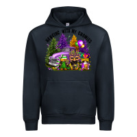 Navy mardi gras hanging with my gnomies Urban Hoodie - FaDigitalArtStudio