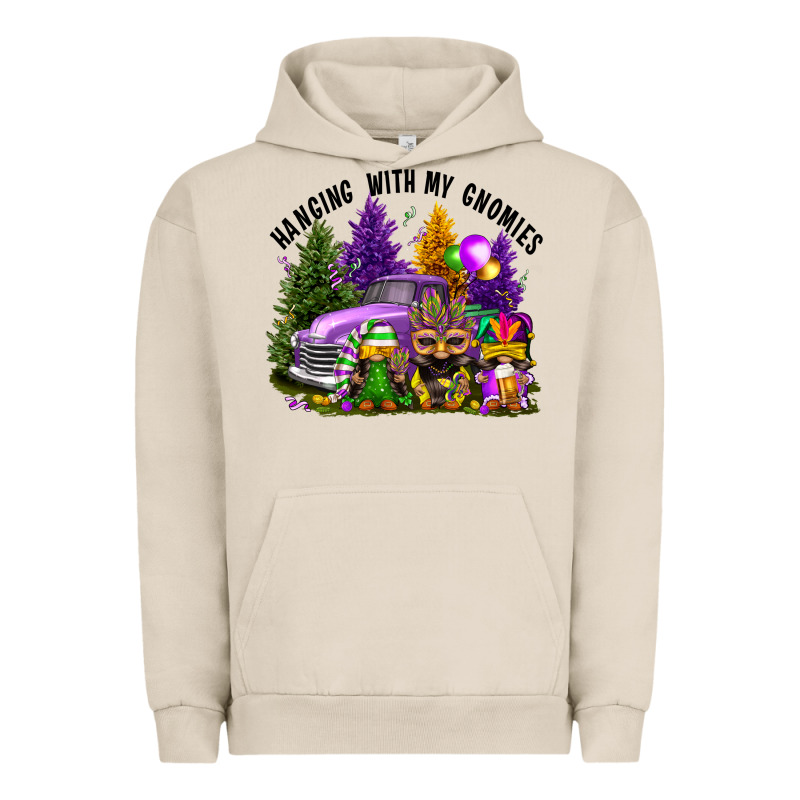 Mardi Gras Hanging With My Gnomies Urban Hoodie by FaDigitalArtStudio | Teevron