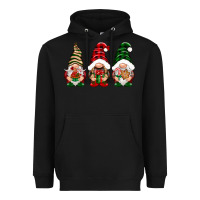 Black Christmas gnomes Heavyweight Hoodie - NancyCooperArtShop