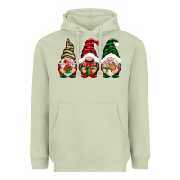 Matcha Christmas gnomes Heavyweight Hoodie - NancyCooperArtShop