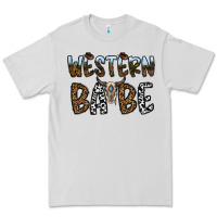 Dove Grey western babe Premium Tee - CowhideDigitalArt