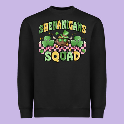 Shenanigans Squad Heavyweight Sweatshirt Designed By Maliassmallbusiness