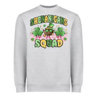 Heather Grey shenanigans squad Heavyweight Sweatshirt - MaliasSmallBusiness