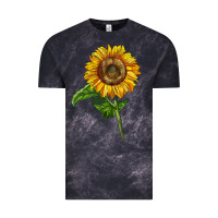Cloud Black mammoth sunflower Vintage Tee - LillyAllenDesigns