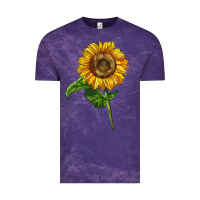 Cloud Purple mammoth sunflower Vintage Tee - LillyAllenDesigns