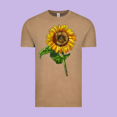 Mammoth Sunflower Vintage Tee Designed By Lillyallendesigns