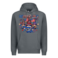 Rock Independence Day with gnomies Premium Hoodie - HowdyJamesFarm