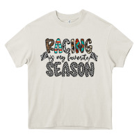 Cream Racing Is My Favorite Season Heavy Core Tee - CowhideDigitalArt