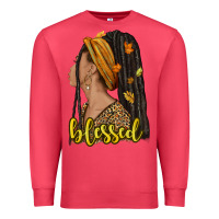 Cardinal Fall afro woman blessed Premium Sweatshirt - NancyCooperArtShop