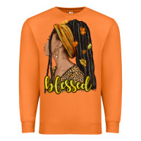 Carrot Fall afro woman blessed Premium Sweatshirt - NancyCooperArtShop