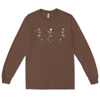 Chestnut dancing skeletons Long Sleeve Tee - MaliasSmallBusiness