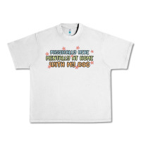 Lunar Rock physically here mentally at home with my dog Urban Heavy Tee - MaliasSmallBusiness