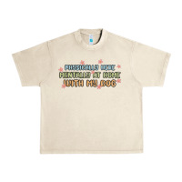 Sandshell physically here mentally at home with my dog Urban Heavy Tee - MaliasSmallBusiness