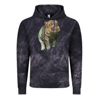 Cloud Black baby hippo Vintage Hoodie - LillyAllenDesigns