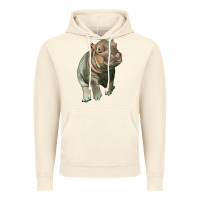 Vintage Artic baby hippo Vintage Hoodie - LillyAllenDesigns