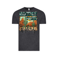 Vintage Black honky tonk highway Vintage Tee - AdoDesignShop