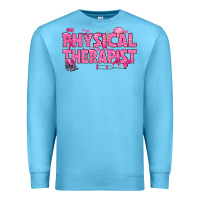 Ocean Blue breast cancer physical therapist Premium Sweatshirt - texasbilliewilder