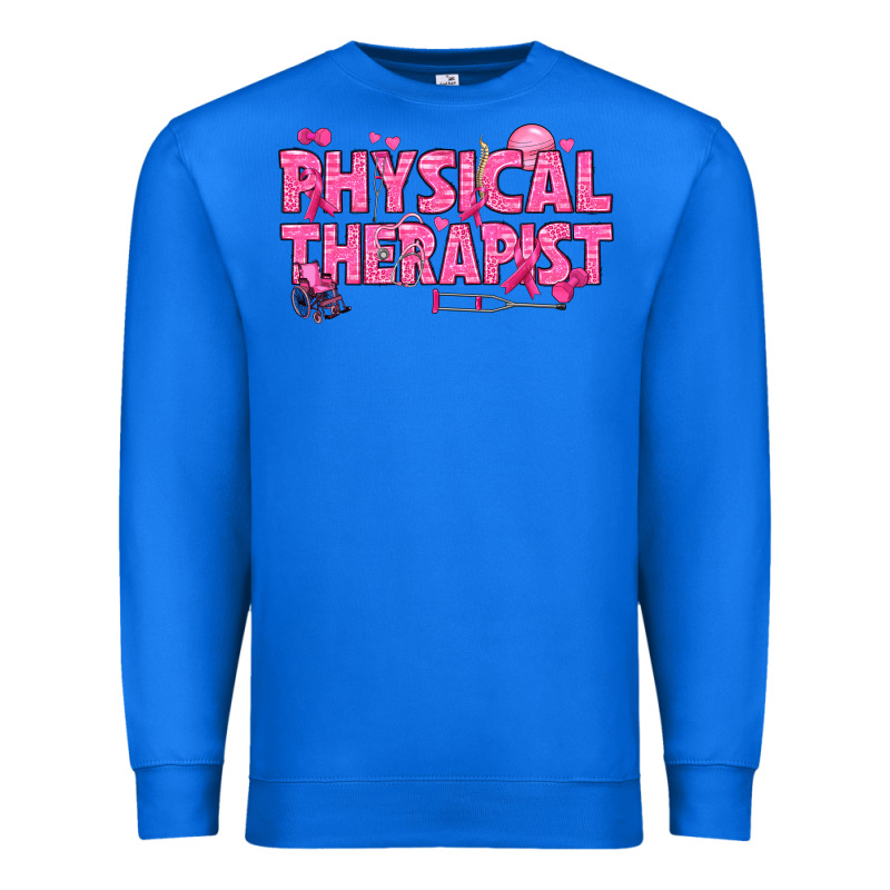 Breast Cancer Physical Therapist Premium Sweatshirt by texasbilliewilder | Teevron