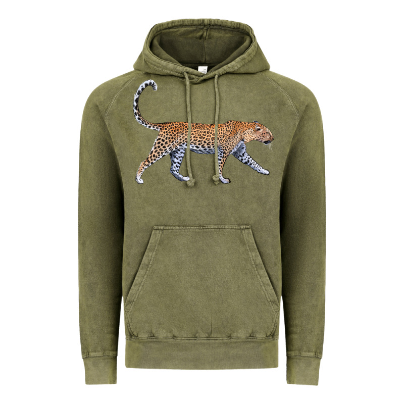 Leopard Vintage Hoodie by LillyAllenDesigns | Teevron