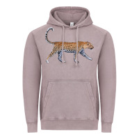 Vintage Zinc leopard Vintage Hoodie - LillyAllenDesigns