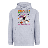 Heather Grey Ghouls just wanna have fun Heavyweight Hoodie - NancyCooperArtShop