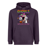 Plum Ghouls just wanna have fun Heavyweight Hoodie - NancyCooperArtShop