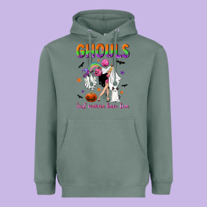 Ghouls Just Wanna Have Fun Heavyweight Hoodie Designed By Nancycooperartshop