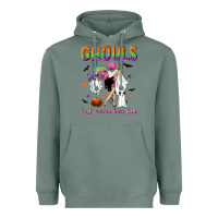 Sage Ghouls just wanna have fun Heavyweight Hoodie - NancyCooperArtShop